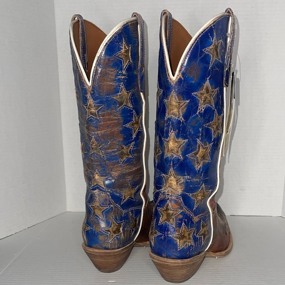 SOLD on eBay!! Dan Post Women's Stars & Stripes Western Boots Size: 8.5 - Picture 7 of 16
